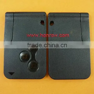 Renault Megane Key Card 3 Button Car Remote Key Duplicate With 433Mhz PCF7947 Chip (Without Logo) thumbnail-1