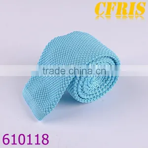 Fashion Plain Color Cotton Knitted Necktie Series 3 thumbnail-4