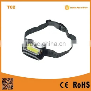 T02 2015 NEW DESIGN 3W COB LED Headlight Headlamp 3AAA Led Light Headlamp thumbnail-1