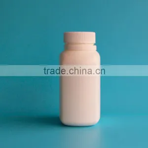 8 oz Plastic HDPE Square White Medicine Pill Bottle, Pharmaceutical Capsule Bottle With Tamper Evident Cap thumbnail-2