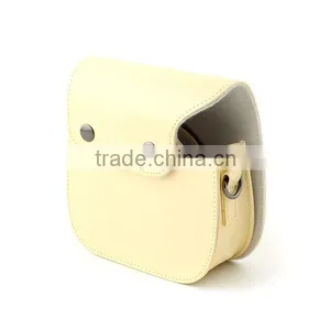 Yellow Fujifilm Instax Mini 8 Instant Camera Polaroid 300 PU Leather Bag thumbnail-2