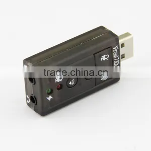 Wholesale 3d Sound Usb Audio Driver Adapter Virtual 7.1 Channel thumbnail-3