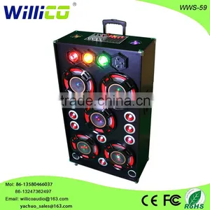 2016 Willico BT Active DJ Party Speaker / Bluetooth + Sound Activated Lights Wws-59 thumbnail-1