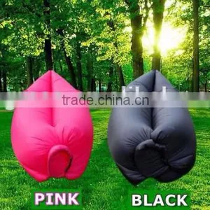 Inflatable Outdoor Air Sleep Sofa Couch Portable Furniture Sleeping Hangout Lounger Imitate Nylon External Internal PVC thumbnail-2