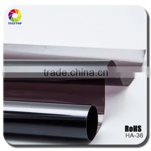 TSAUTOP High Qualtity 1.52*30m Vehicle Window Film uv Rejected Tints for Car Colored Window Glass Sheet HA76 thumbnail-5