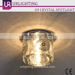 G9 Crystal Cylindrical Lampshade Down Lights/Spotlight thumbnail-3