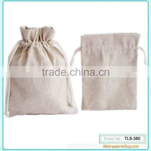 Jute Drawstring Bag With Cord Closure thumbnail-1