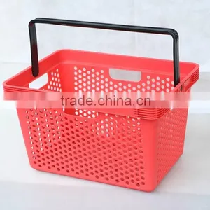 Hot Sale Supermarket Shopping Baskets RH-BPH28-8 For Supermarket Shopping Basket With Single Handle thumbnail-2