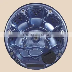 Circle Teak Japanese Wooden / Solid Stone Steel Enamel Mastella Design Vov Free Standing Transparent Bathtub Manufacturers thumbnail-1