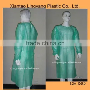 Hospital PP Plastic Disposable Sterile Surgical Gowns thumbnail-1