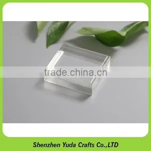 Elegant Bright Light Luminous High Clear Acrylic Plexiglass Perspex Cube Block thumbnail-2