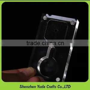 Manufacturing Milled Parts Glass Polished Block CNC Acrylic Machining With Router Service thumbnail-2