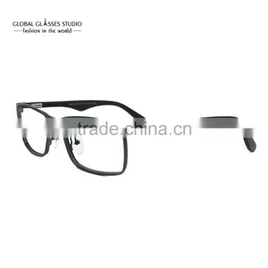 Simplicity Design Rectangle Eyeglasses Full Rim Optical Frame for Men Metal Eyewear Spectacle Glass SE763 thumbnail-4