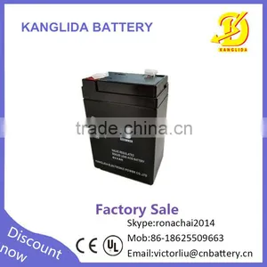 High Performance 6v4ah Sealed Vrla Battery Power Accumulator thumbnail-1