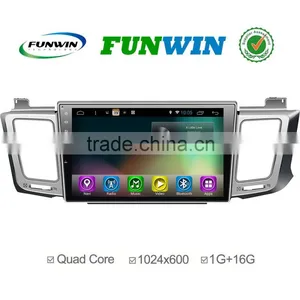 Funwin Android 4.4.2 Car Multimedia System in Dash Car Audio System for Toyota Rav4 Android Bluetooth thumbnail-1