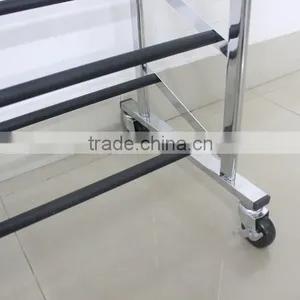China Factory Chrome Finish Floating 10 Tiers Shoe Display Rack/Tower thumbnail-4
