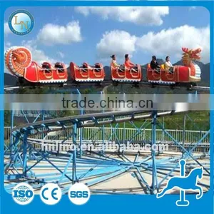 Cheap Roller Coaster in China!Theme Park Sliding Kids Train Amusement Rides Dragon Roller Coaster for Sale thumbnail-3