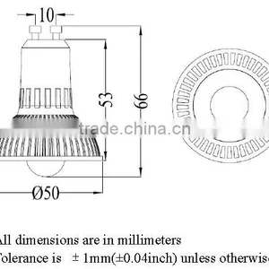 Led Spotlight Lighting CE ROHS Dimmable Led Gu10 Lamps 5W thumbnail-4