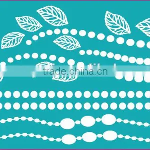 Water Transfer Blue Color Paper White Tattoos Temporary Tattoo thumbnail-1