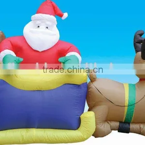 Inflatable Christmas Sleigh thumbnail-1