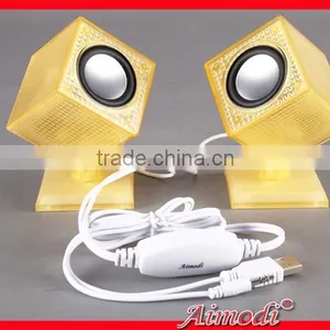Colorful Light Speaker, LED Colorful Light Speaker, Portable LED Colorful Light Speaker for Computers thumbnail-5