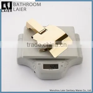 Promotional Classic-Style Covered Zinc Alloy Gold Finishing Bathroom Accessories Wall Mounted Toilet Paper Holder thumbnail-4