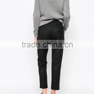 2015 Trendy Fashion Casual Women Stripe Suit Pants thumbnail-3