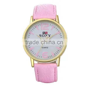 Hot Pink Wristwatch Fashion Women Watch thumbnail-1
