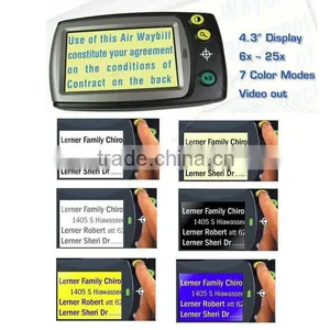 4.3" LCD HD Color Screen Portable Electronic Digital Video Magnifier Reading Aid Magnification Range 6x-25x for Low Vision thumbnail-3