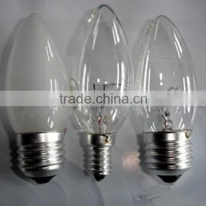 C35 Frosted Incandescent Bulb 220v 60w E27/E14 CE and ROHS thumbnail-1