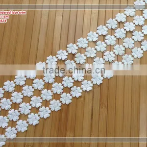 2017 Beautiful Wedding Dress Chemical Lace Trim thumbnail-1