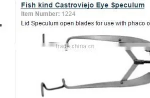 Fish Kind Castroviejo Eye Speculum thumbnail-1