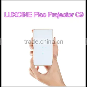 Best Selling Projector / Mini Projector for Mobile Phone / Mini LED Projector C9 With 5000mAh Built-in Battery thumbnail-1