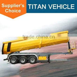 Titan 3 Axles U Shape 60 Tons Tipper Truck Trailer Dump Trailers thumbnail-5