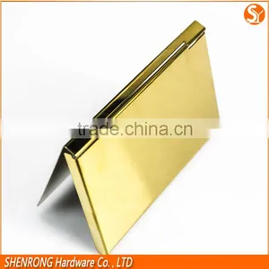 Luxury Gold Color Blocking RFID Credit Card Holder With Engraving LOGO thumbnail-6