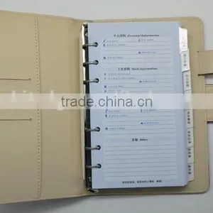 A5 Leather Personalized Binder Notebook thumbnail-6