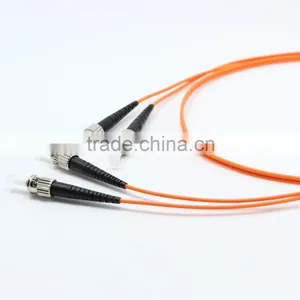 Multimode ST Fiber Optic Duplex Patch Cord thumbnail-2