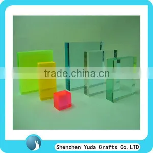 Colored Acrylic Block Colored Plexiglass Logo Block thumbnail-1