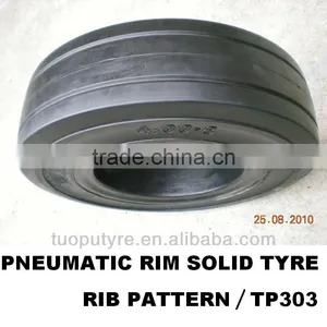 Solid Forklift Tyre 15x4 1/2-8 thumbnail-1