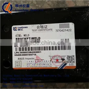 ZL50G.14.7A.1 BRACKET LIUGONG WHEEL LOADER PARTS 00D0631 BRACKET thumbnail-2