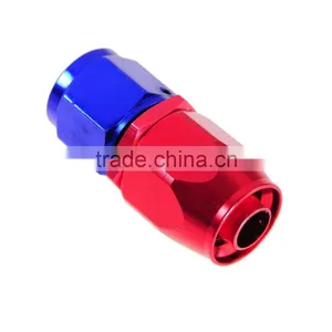 Red AN8 AN-8 8 AN Straight Push Lock Swivel Fitting Hose End Oil Fuel Adaptor thumbnail-1