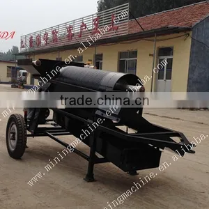 Widely Used Mini Movable Trommel With CE for Gold Mining thumbnail-1