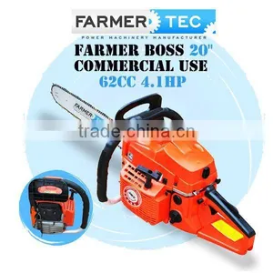 45CC / 52CC / 58CC / 62CC 4.1HP PETROL CHAINSAW WITH 20" BAR BLADE OREGON SAW CHAIN WALBRO CARBURETOR BOSCH SPARK PLUG thumbnail-1