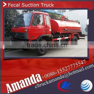 4*2 170hp 7000-8000 Liters Fecal Suction Truck Dongfeng Vacuum Truck 8m3 thumbnail-1
