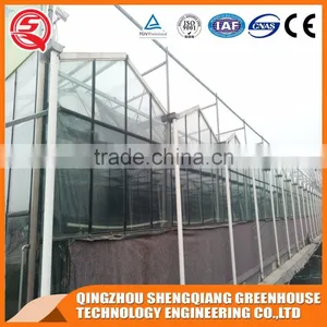 Solar Glass Greenhouse With Low Cost Shading Systems for Sale thumbnail-4