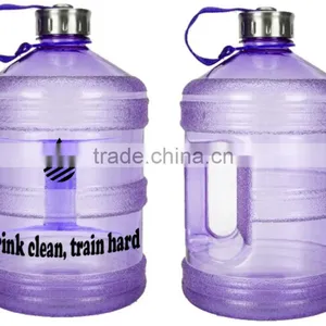 BPA Free One Gallon Water Bottle, Drinking Container Jug - 2.2 Liter Resin Bottle for Outdoor Sport QuiFit Fitness Bottle thumbnail-1