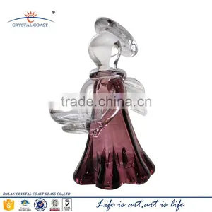 Cheap Blown Lovely Little Glass Angel Figurines for Candle thumbnail-1