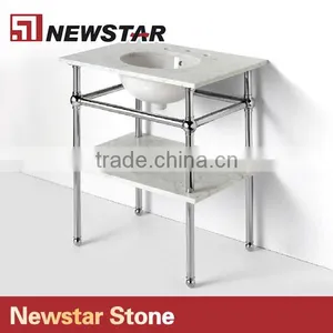 Vanity Top With Metal Furniture Base thumbnail-4