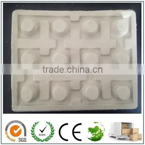 Environment Friendly Molded Pulp Wine Pack/Wine Tray/Wine Shipper/12 Bottle Wine Packaging thumbnail-1