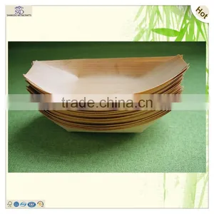 Miniature Disposable Bamboo Pine Wood Sushi Food Boat thumbnail-3